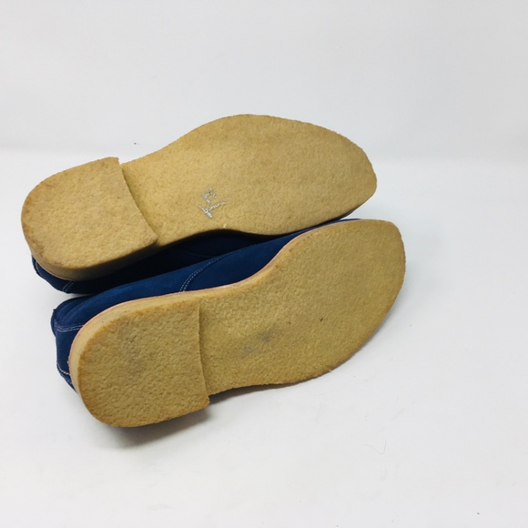 Johnston & Murphy blue suede chukka Hayden 9 EUC - Picture 6 of 7